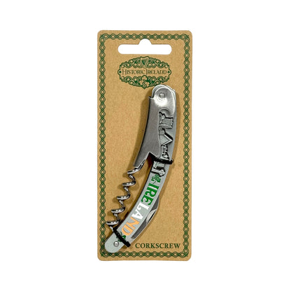 Ireland Collage Metal Corkscrew With Landmarks