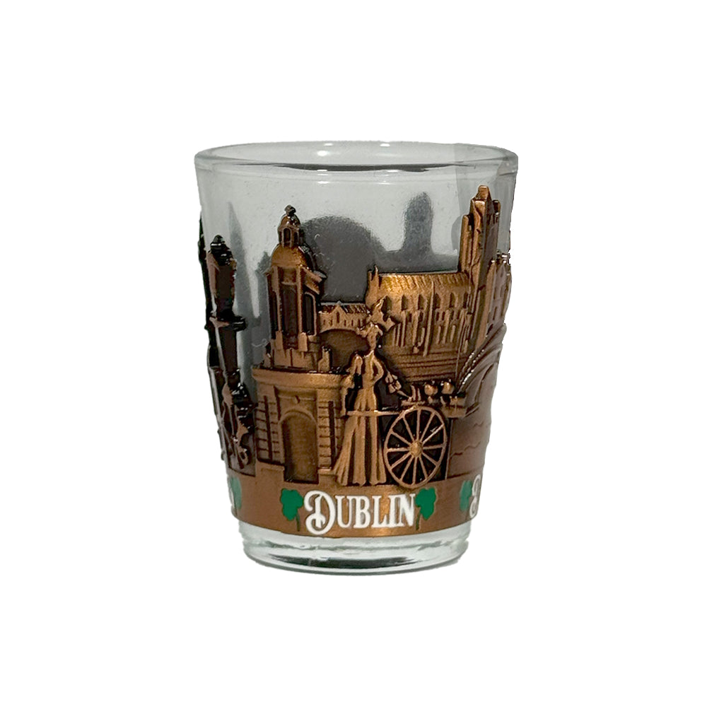 Dublin Metal & Glass Shot Glass