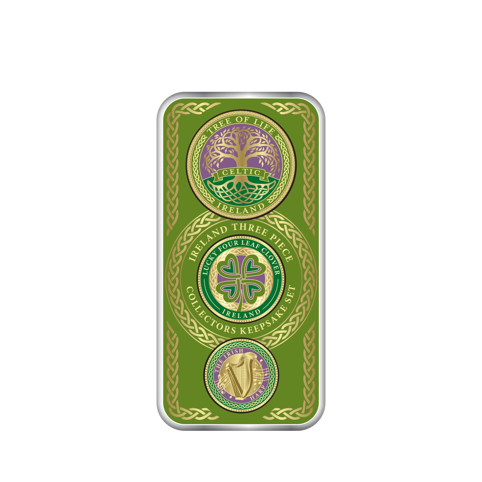 Ireland Commemorative 3 Coin Set Case