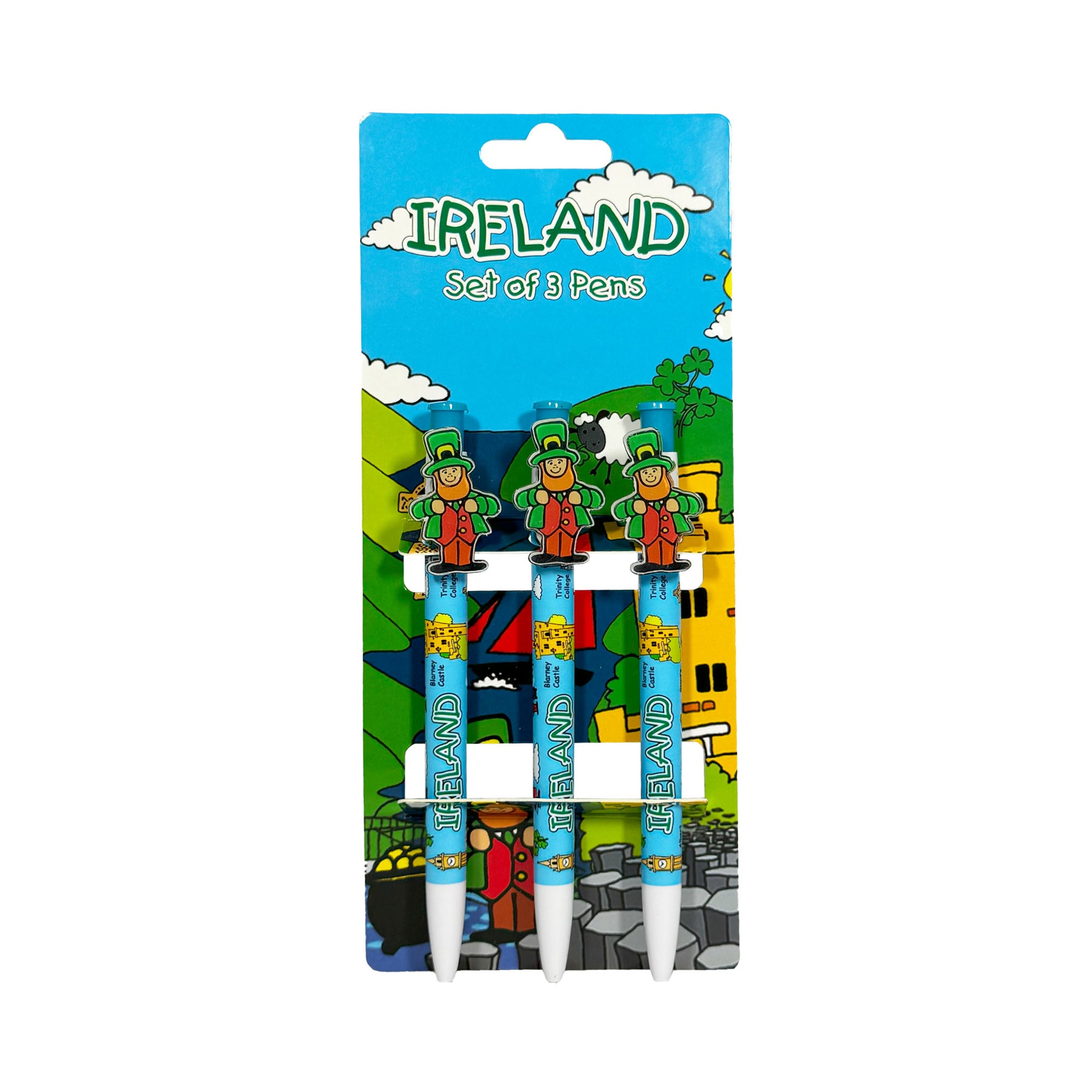 Comical Ireland Pens in Set of 3