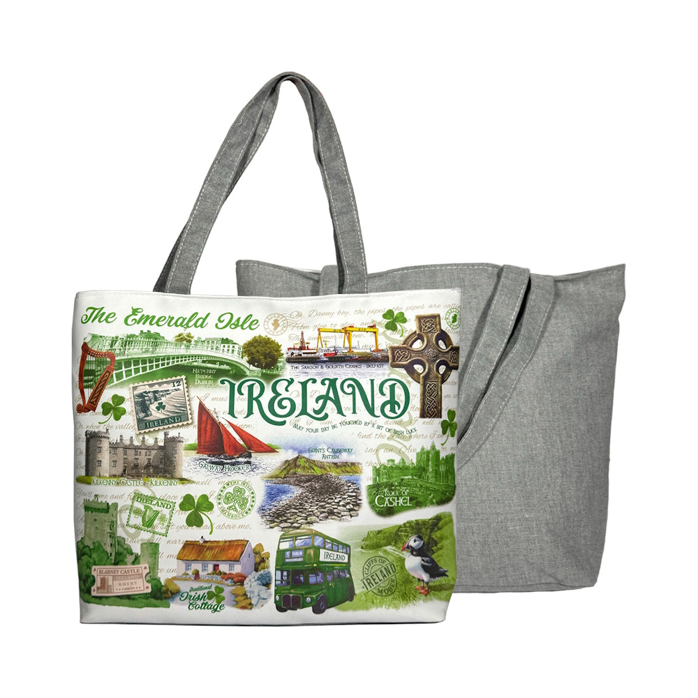 Ireland Montage Shopping Bag