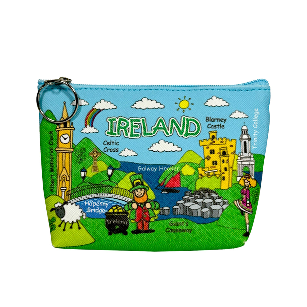 Ireland Comical Zip Purse