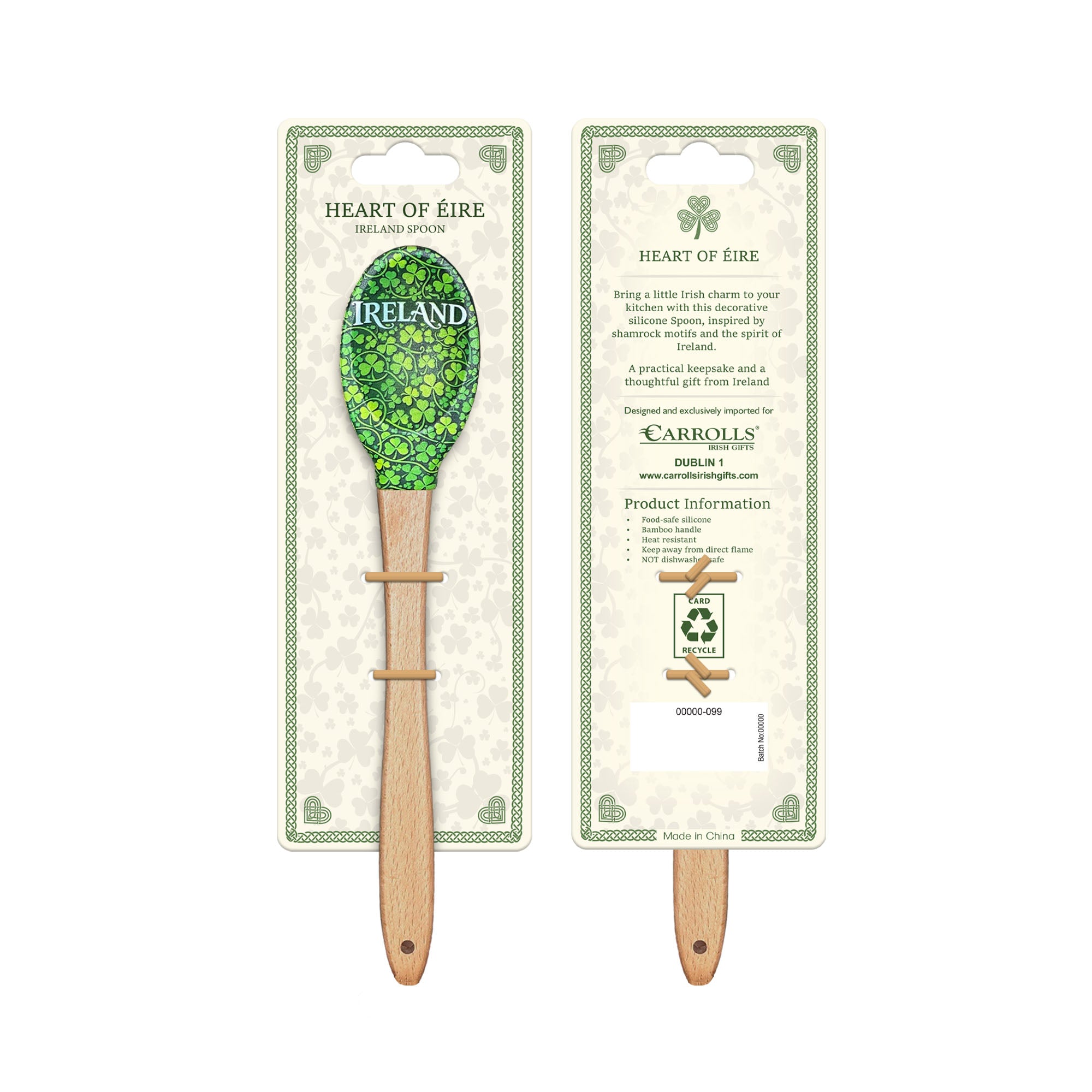 Ireland Shamrock Silicone Spoon