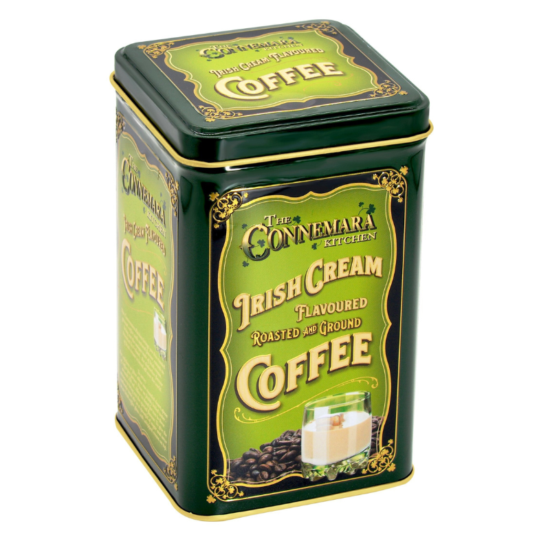 Irish Cream Flavoured Rosted And Ground Coffee Tin