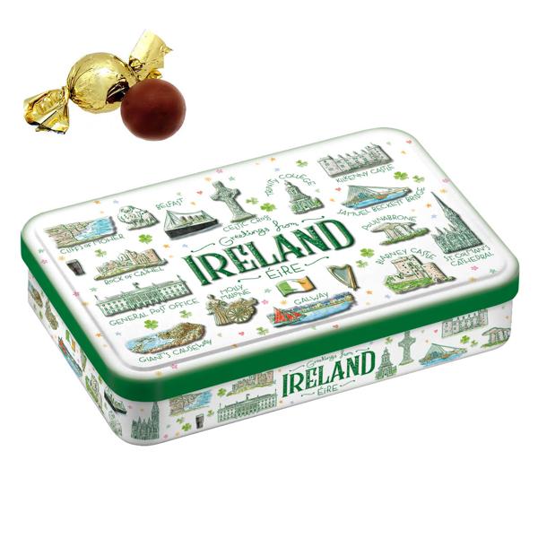 Ireland Aquarelle Pralines Tin Box Large