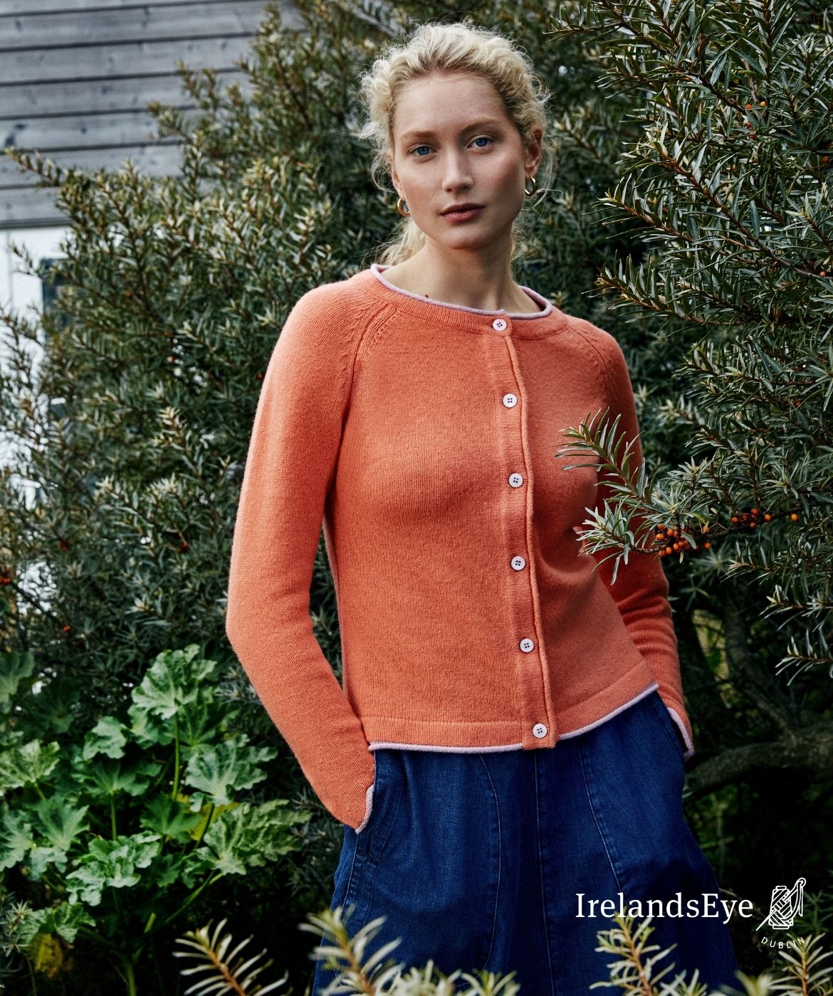 Ladies Killiney Coral Cardigan 