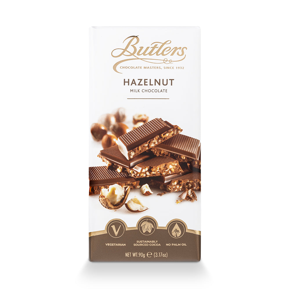 Hazelnut Milk Chocolate Bar 90g