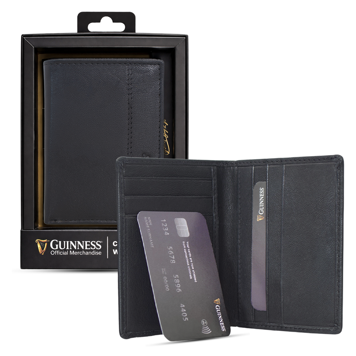 Guinness Credit Card Wallet 6 Slots Landscape
