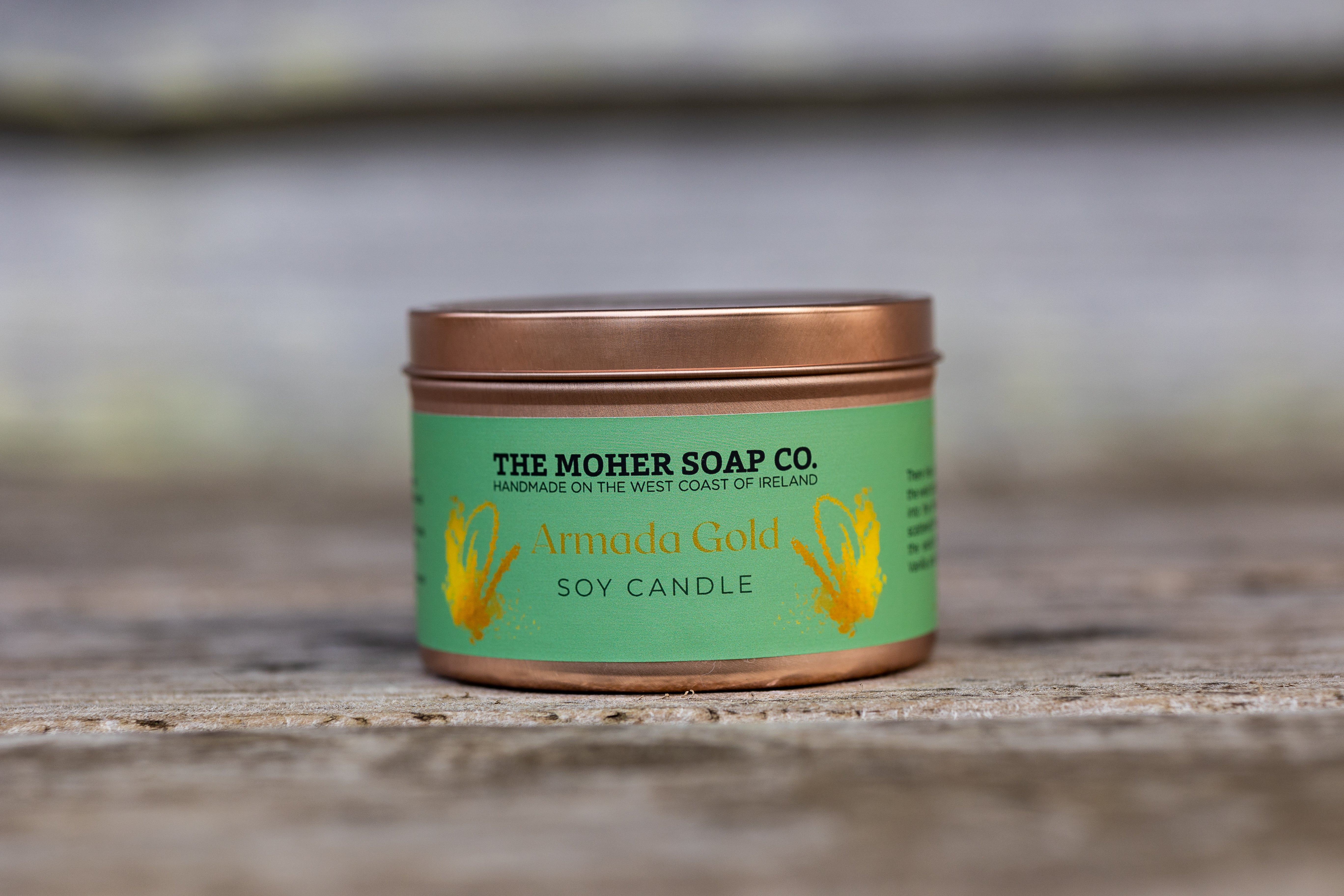 The Moher Soap Co. Armada Gold Soy Candle 