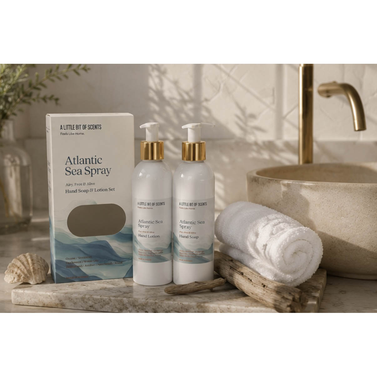 Atlantic Sea Spray Hand Wash Set 