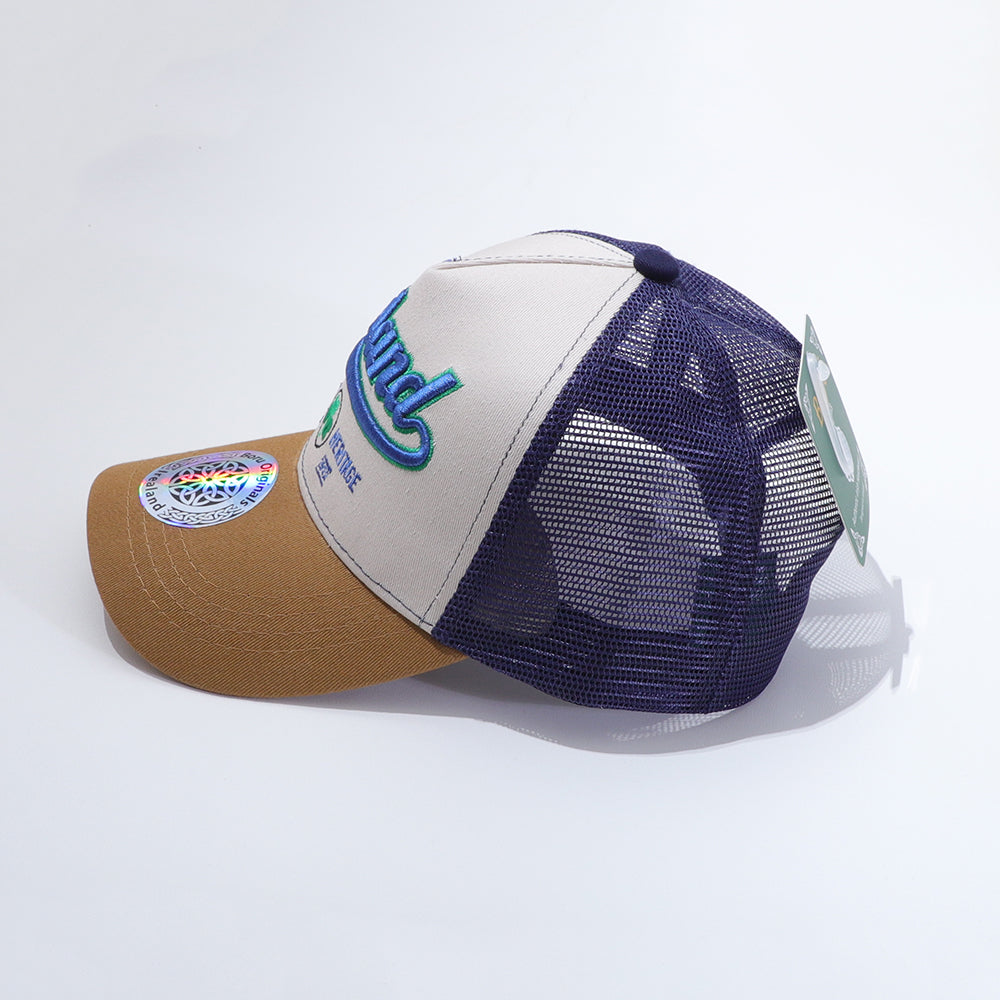 Ireland Blue and Mustard Trucker Cap 