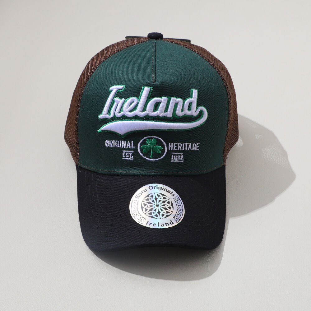 Baseball Cap Trucker Hats Ireland Traditional Craft Ireland Black