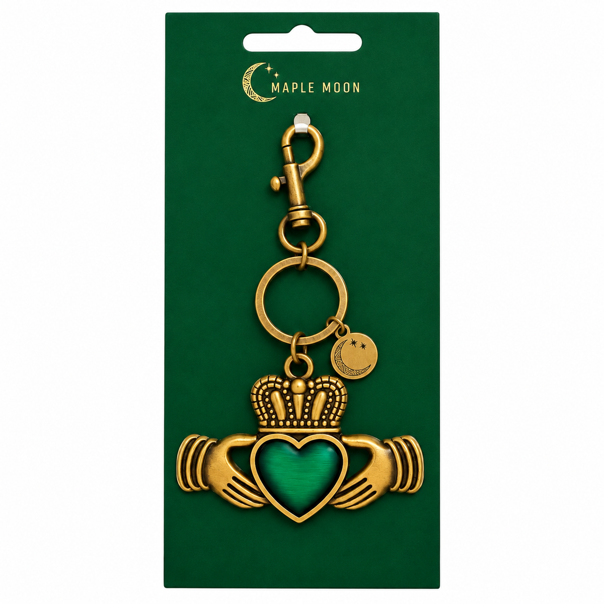 Claddagh Gold Bag Charm