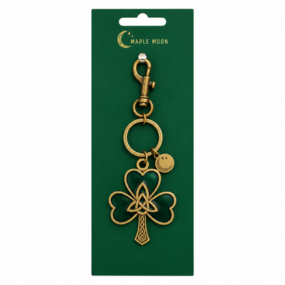 Shamrock Gold Bag Charm