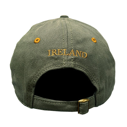 Shamrock Crest Khaki Baseball Cap