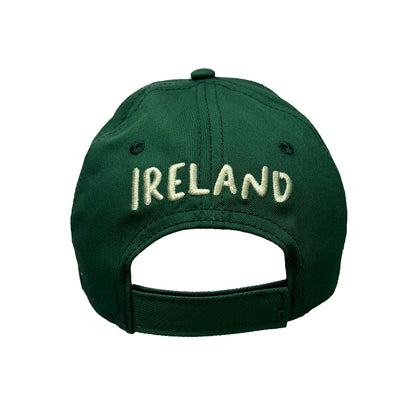 Power Green Plush Shamrock Embroidered Kids Baseball Cap
