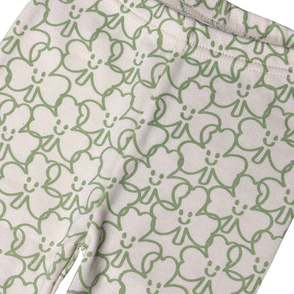 Shamrock Cream All Over Print Baby Leggings