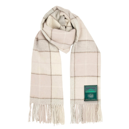 Heritage Traditions Tartan Woollen Scarf – Natural Design