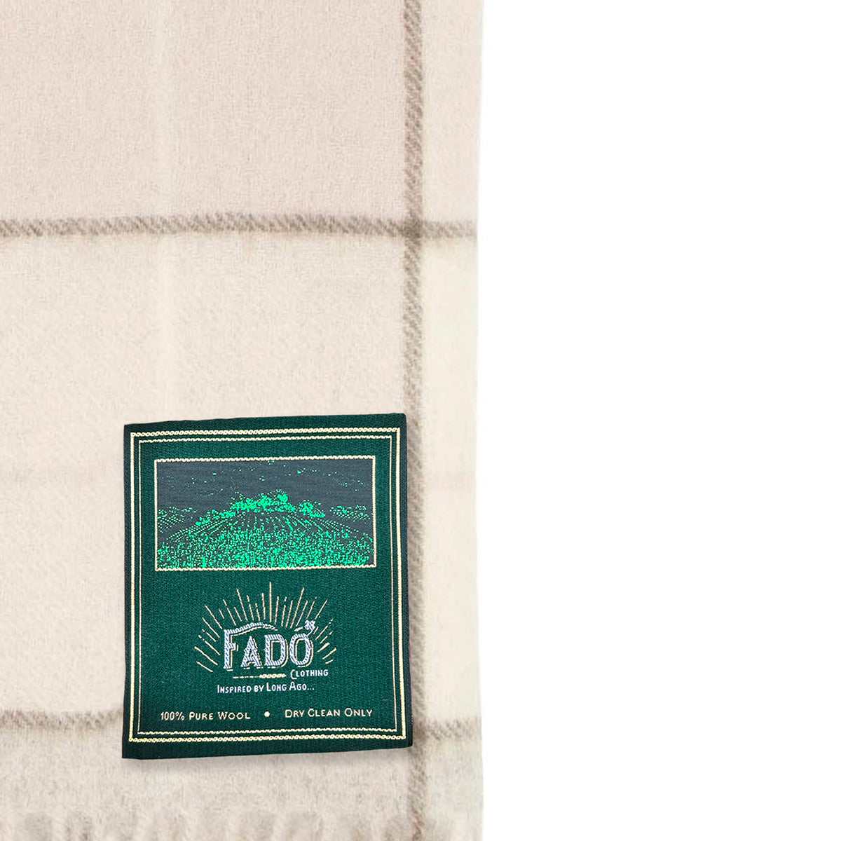 Heritage Traditions Tartan Woollen Scarf – Natural Design 