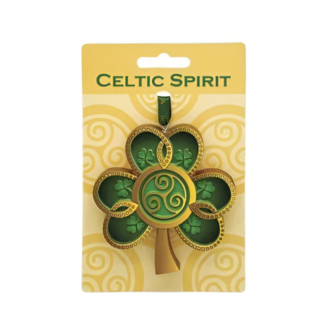 Celtic Shamrock Hanging Ornament 
