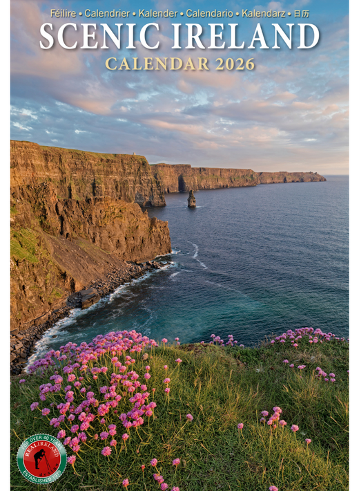 Scenic Ireland Slim Calendar 2026