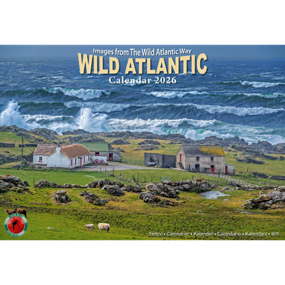 A4 Wild Atlantic Way Wall Calendar 2026