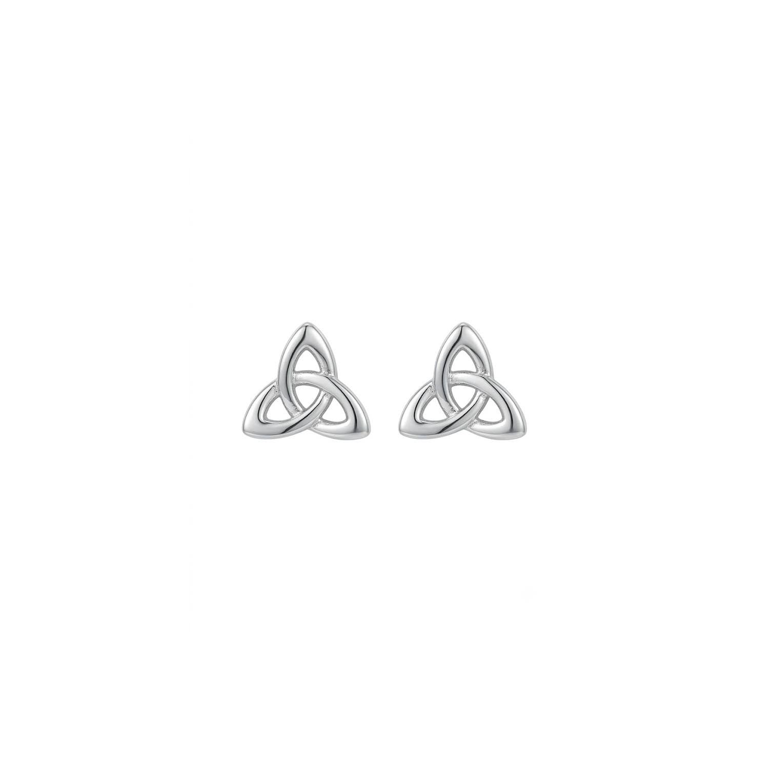 Platinum Trinity Earrings