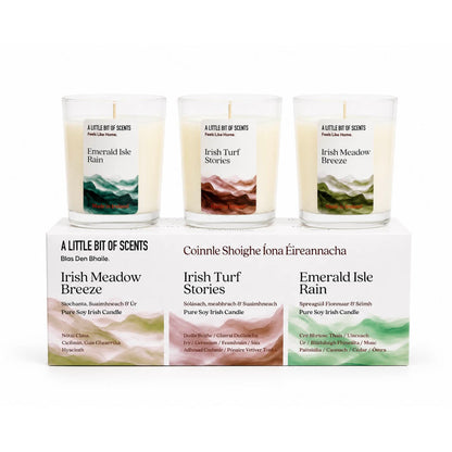 Irish Scented Candle Trio