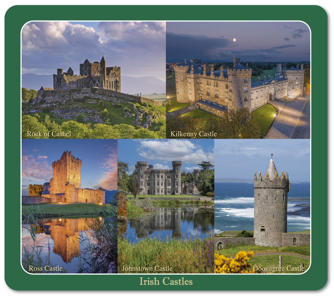 Irish Castles Image Table Coasters