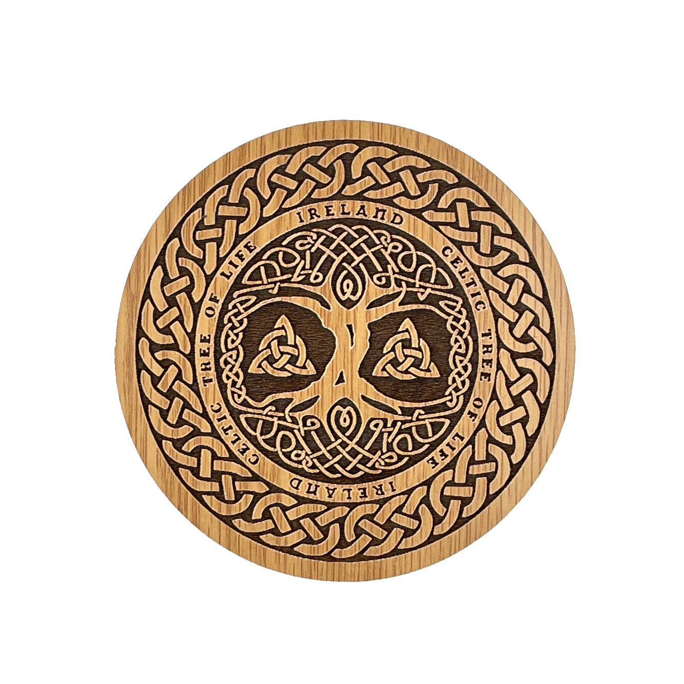 Celtic Wooden Coaster Tree of Life