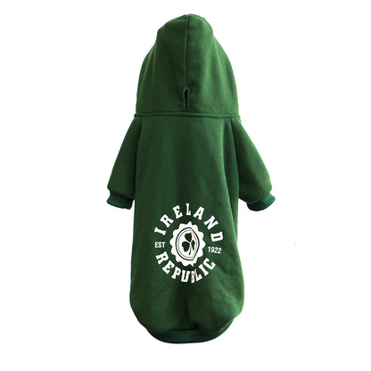 Republic of Ireland Est 1922 Irish Dog Hoodie