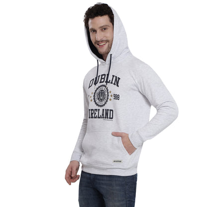 Dublin Stamp Stars Ash Grey Unisex Hoodie