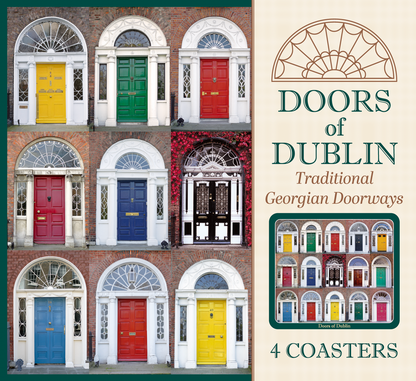 Doors of Dublin Image Table Coasters