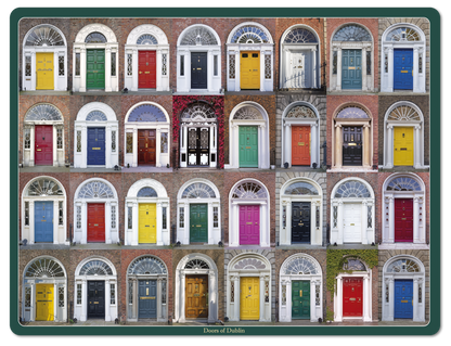 Doors of Dublin Image Table Placemats