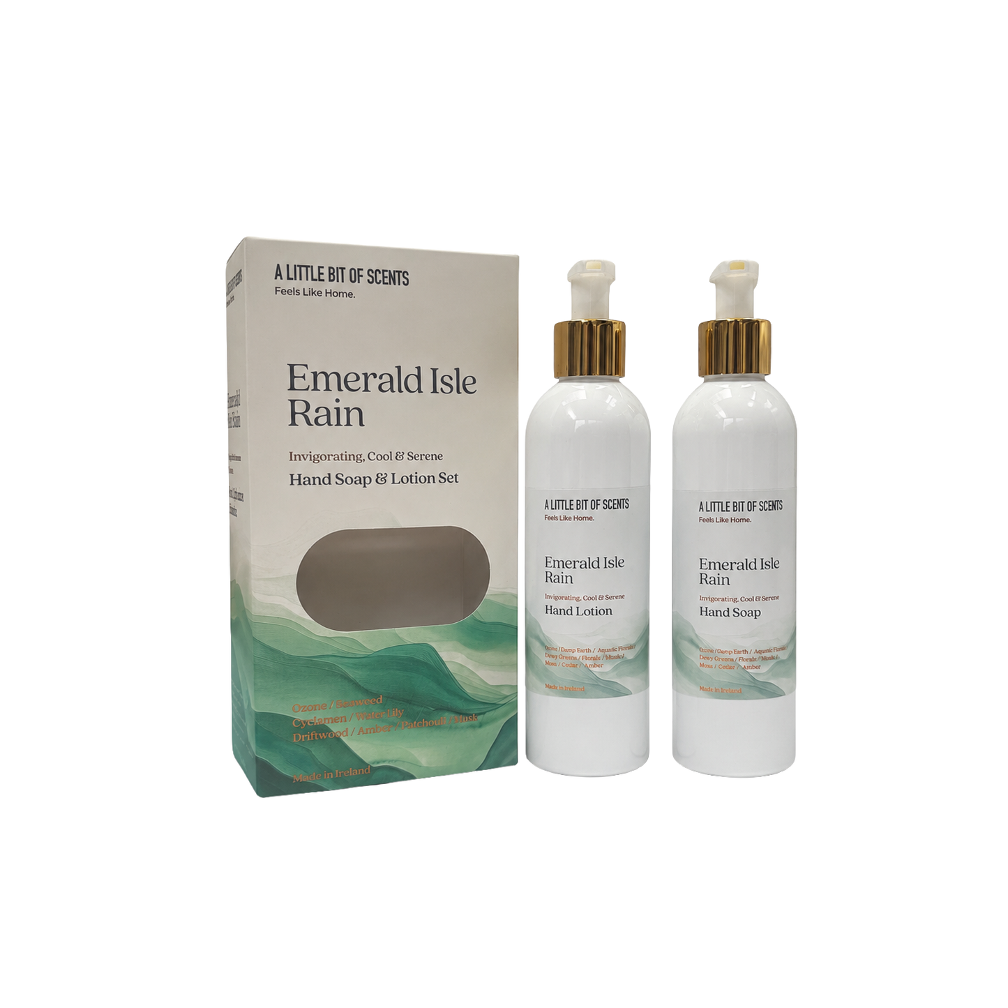 Emerald Isle Rain Hand Wash Set