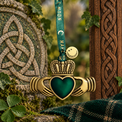 Claddagh Gold Hanging Christmas Decoration