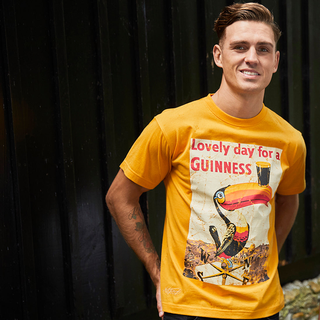 Guinness Lovely Day Toucan Golden T-Shirt