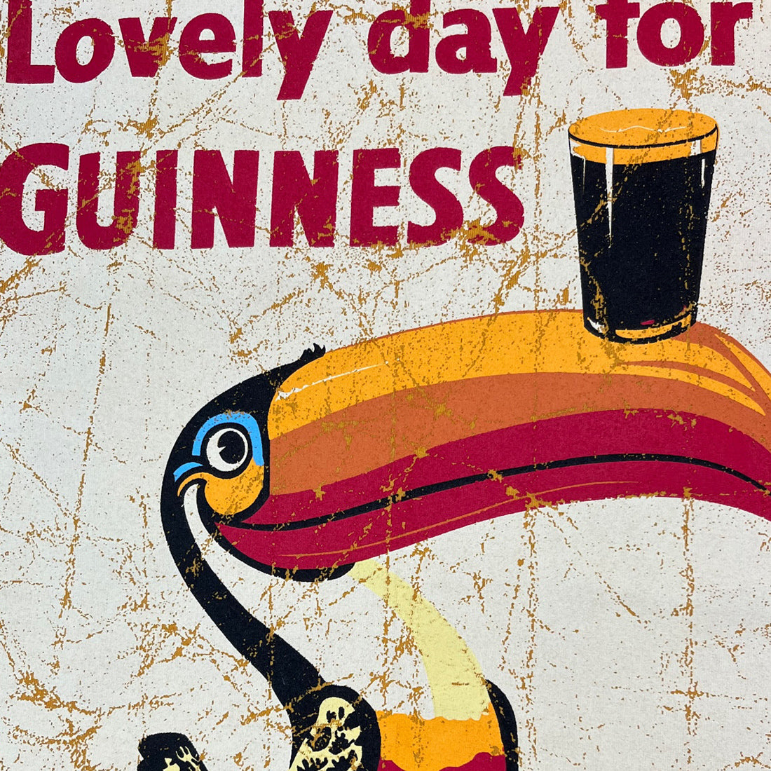 Guinness Lovely Day Toucan Golden T-Shirt