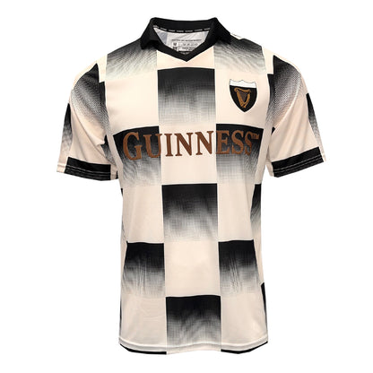 Guinness Cream and Black Check Performance Top