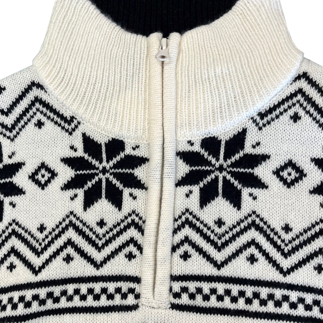 Guinness 1/4 Zip Festive Cream Christmas Sweater
