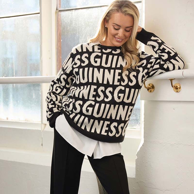 Unisex Guinness Chunky Word Sweater