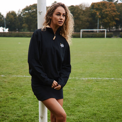 Guinness Black Six Nations Quarter Zip Sweatshirt