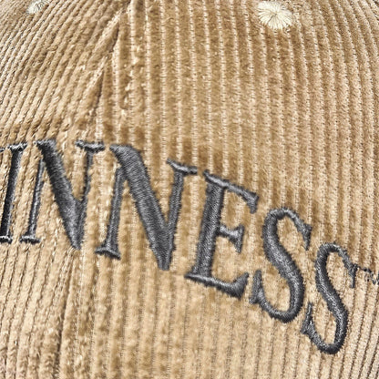 Guinness Stone Embroidered Suede Baseball Cap