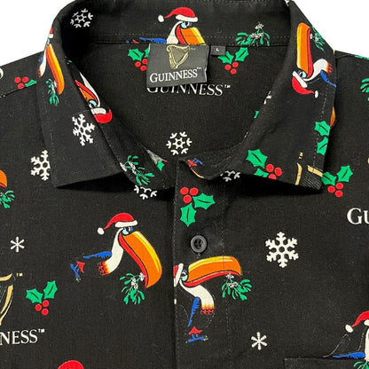 Guinness Flying Toucan Black Christmas Shirt