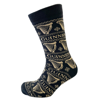 Guinness Harp Black & Gold Socks