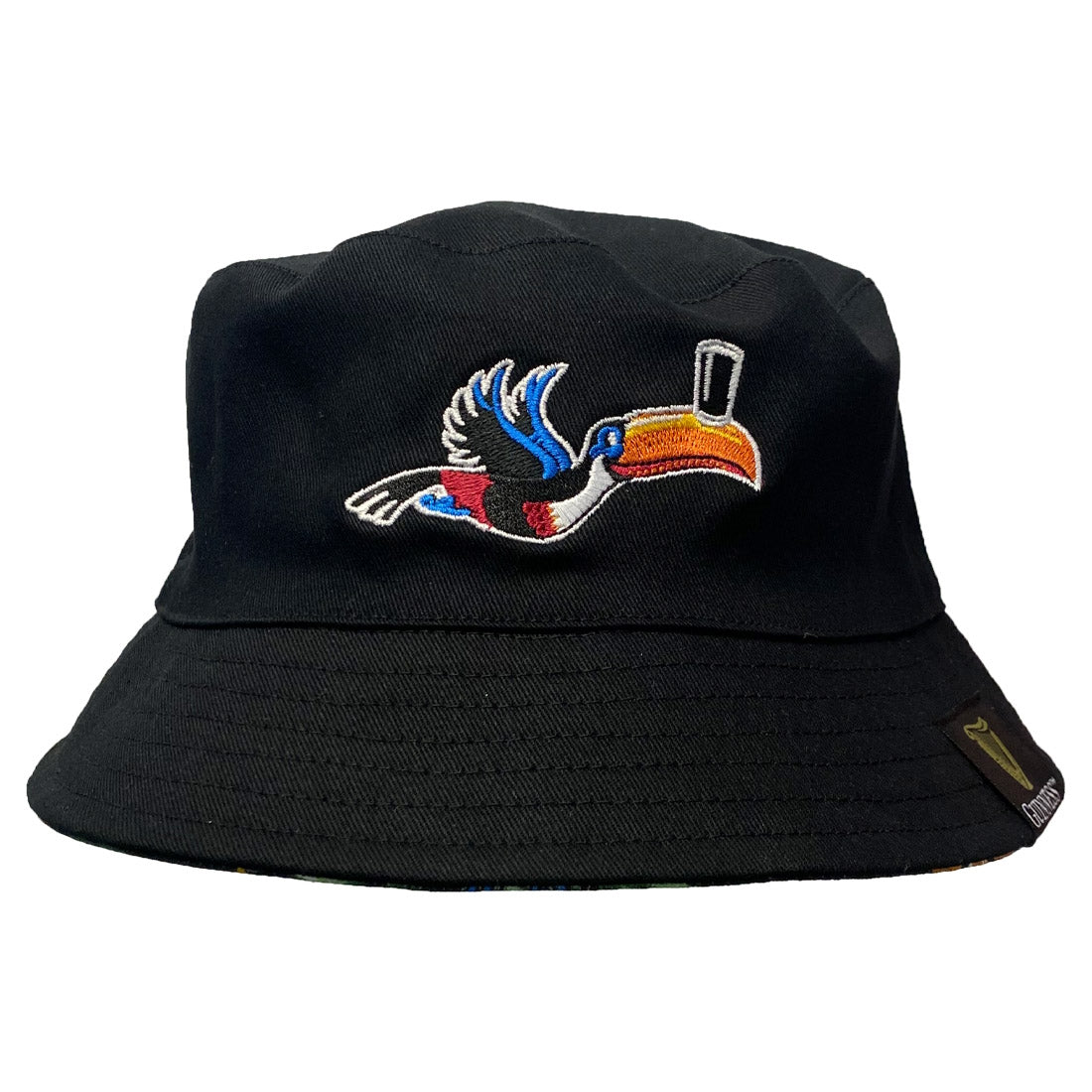 Guinness Toucan Hawaiian Print Bucket Hat