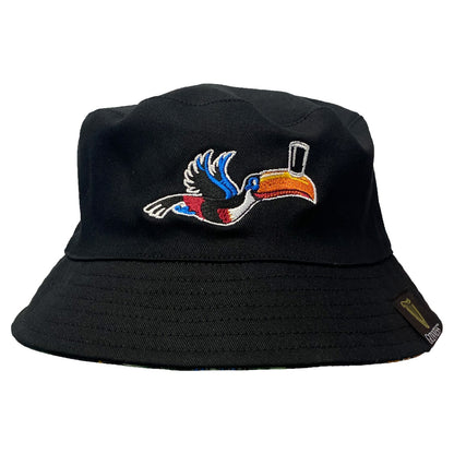 Guinness Toucan Hawaiian Print Bucket Hat