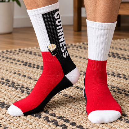 Unisex Smiley Pint Sport Socks