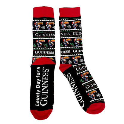 Lovely Day for a Guinness Christmas Socks