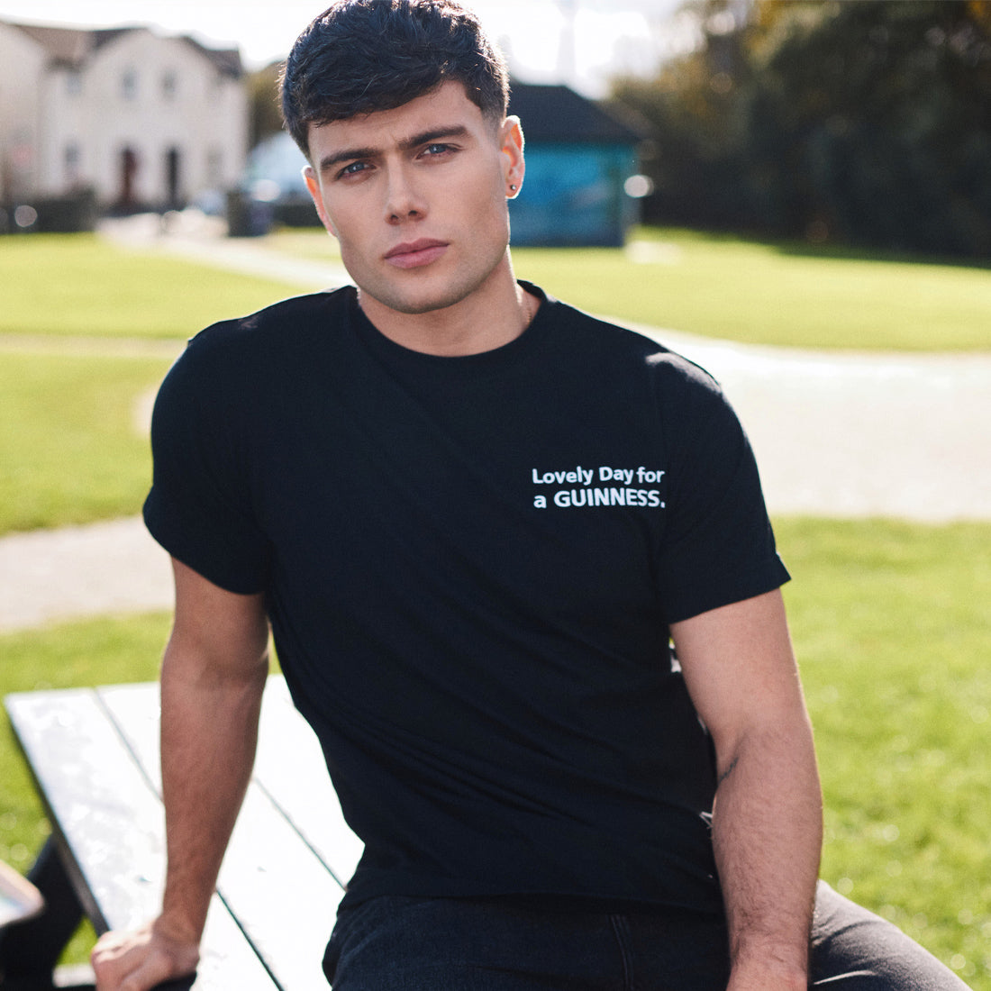 Guinness Black Hawaiian Toucan Lovely Day T-Shirt